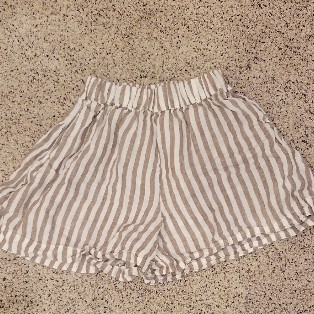 Linenfox Stripped Shorts Xsmall